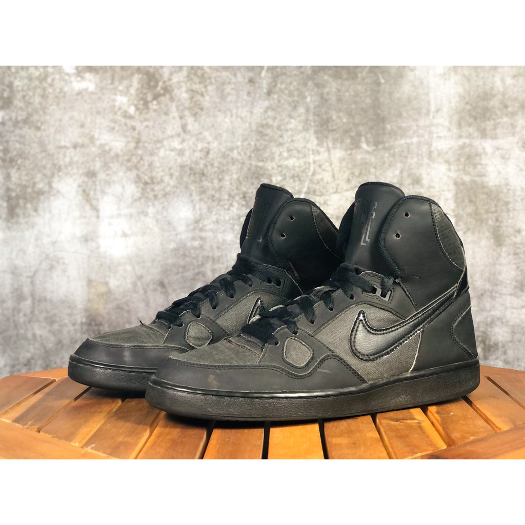 (Size 41) Giày Thể Thao Chính Hãng 2hand NIKE SON OF FORCE MID - BLACK