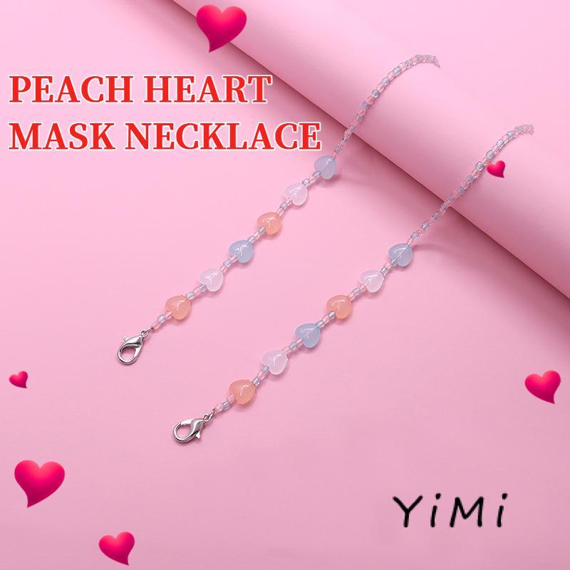 Phụ Kiện Dây Đeo Khẩu Trang Đa Năng Chống Thất Lạc Họa Tiết Dâu Tây Xinh Xắn Cho Bé