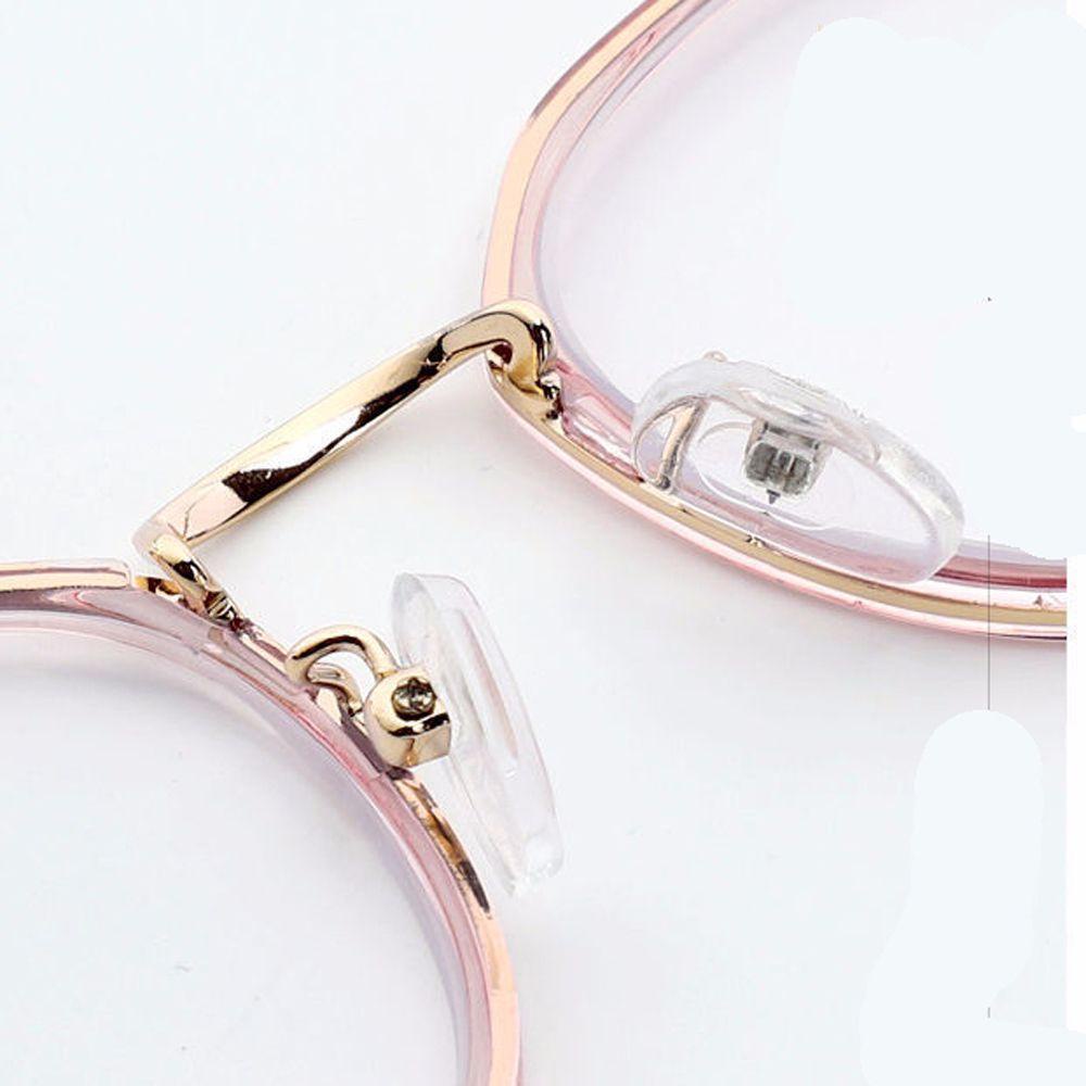 Kính Bảo Hộ Chống Tia Bức Xạ Gọng Kim Loại Trong Suốt Phong Cách Retro Cho Nam Nữ