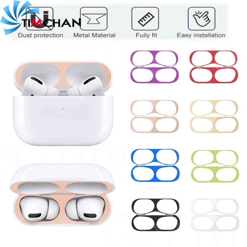 AirPods 3 Ultra-thin Metal Viscosity Dust Protective Film / Apple AirPods 3 Charging Case Accessories