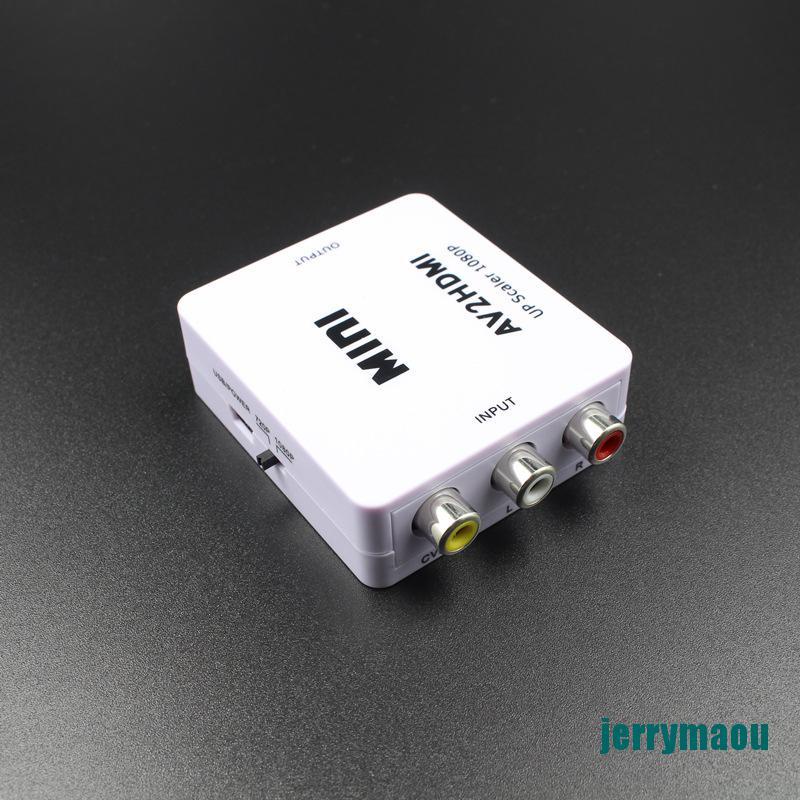 Đầu Chuyển Đổi Mini RCA AV Sang HDMI AV 2 HDMI 1080P Chuyên Dụng