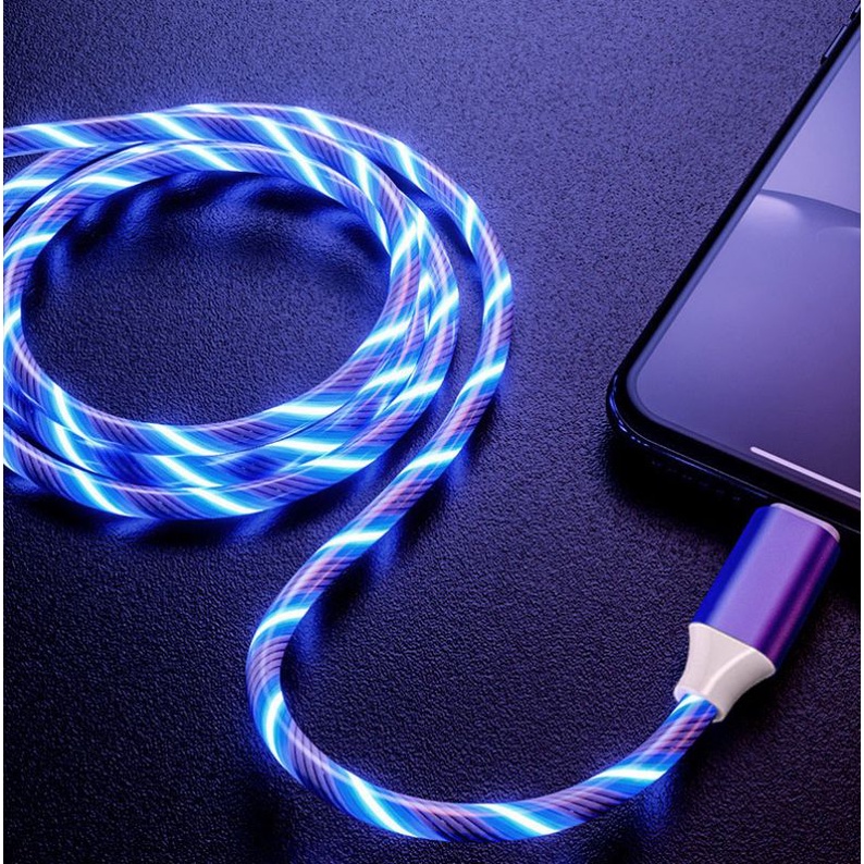 Cáp Sạc Chạy Led Cổng Iphone,,,,