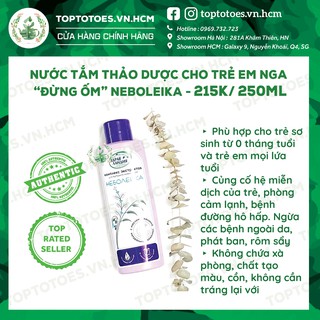 Nước tắm thảo dược cho trẻ em Nga "Đừng ốm" Neboleika 250ml