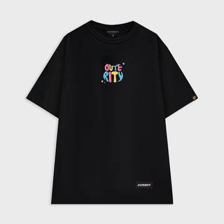 Áo thun nam nữ local brand unisex Outerity Color Bear / Đen - ORT127BLK