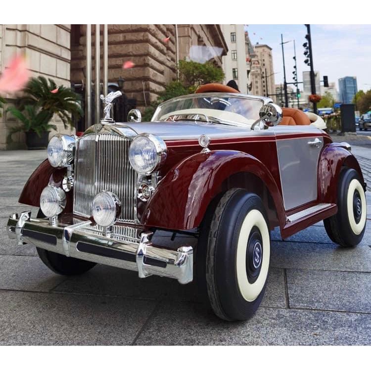 Xe Ô Tô Điện MOMMYKIDS MINH CHAU MẪU CỔ ĐIỂN DÀNH CHO Trẻ Em TỪ 2 TUỔI TRỞ LÊN CÓ ĐIỀU KHIỂN TỪ XA