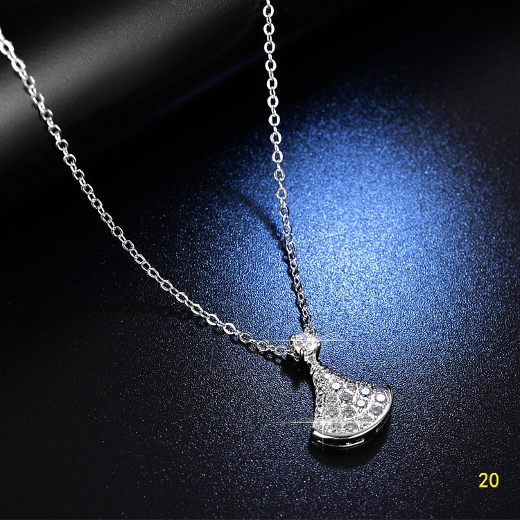 Vòng cổ Mặt Thiên Nga Đính Đá JH01