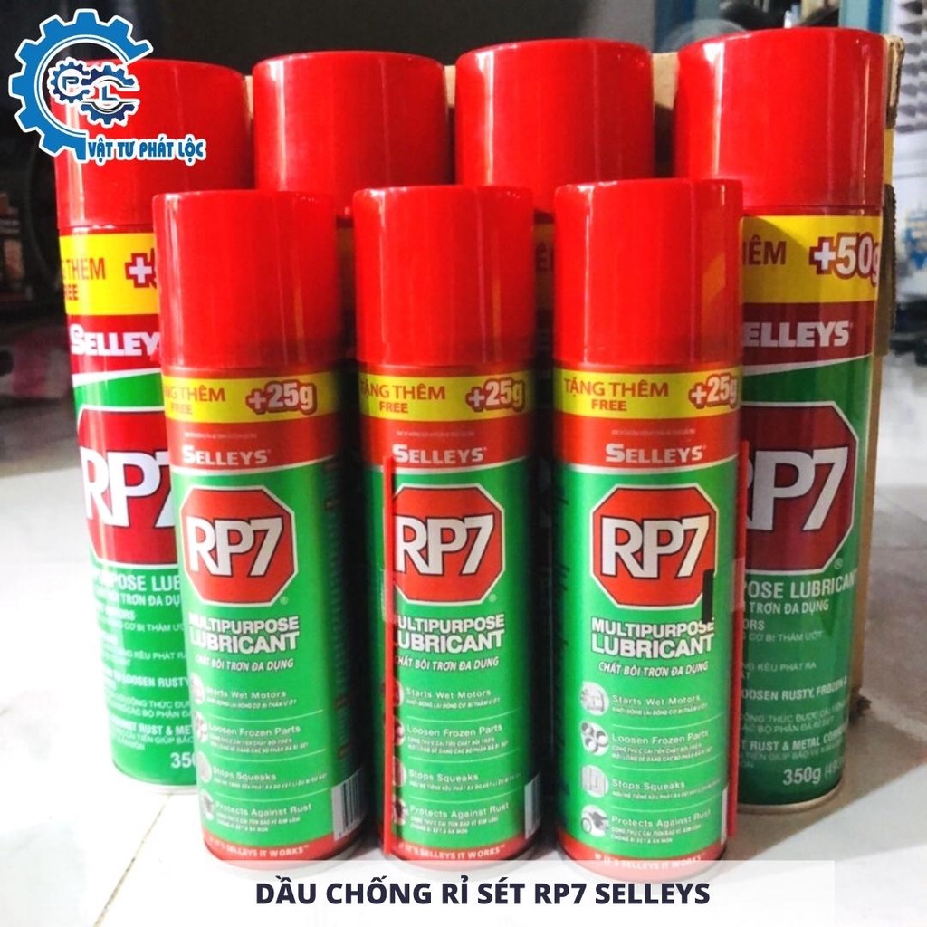 Chai xịt chống rỉ sét và bôi trơn Selleys RP7 170g, 350g