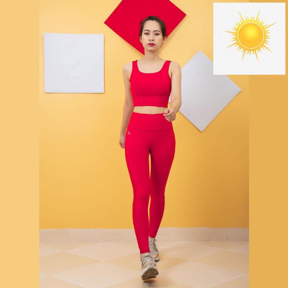 Bộ đồ tập gym, yoga, chạy bộ nữ Quần genmax phối lưới và Bra dây lưng thể thao 🤼🤺