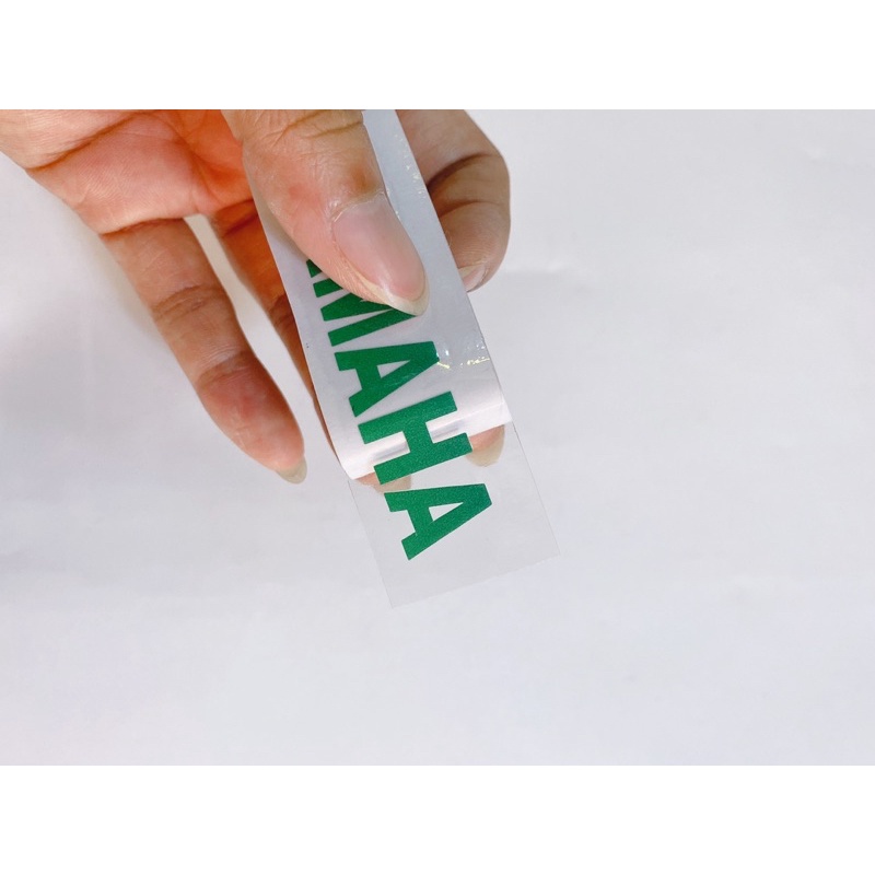 Tem phản quang chữ Yamaha 6.5x1.5cm, dán trang trí xe máy tem chống nước