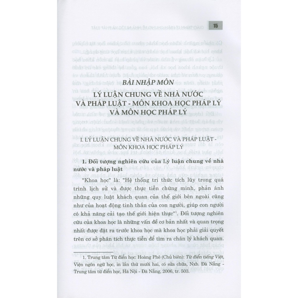 Sách - Giáo Trình Lý Luận Chung Về Nhà Nước Và Pháp Luật - Nhà Sách Thiên Vũ