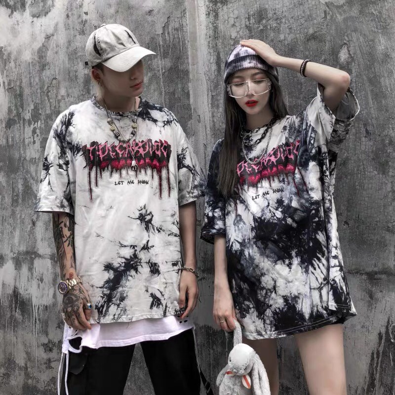 Áo Thun Cổ Tròn Tshirt Nữ Nam Unisex Chất Vải Thun Cotton Loang Let Me Know WAT473
