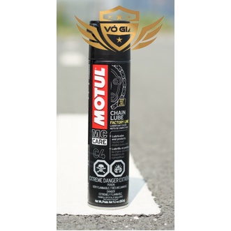 [Mã LIFEAUMAY giảm 10% tối đa 30k đơn 150k] Xịt dưỡng sên motul c2, chai bôi trơn sên - bôi trơn xích motul C2 và C4