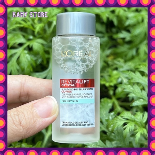 [Mini] Tẩy Trang Dành Cho Da Dầu Loreal Paris Revitalift Crystal Purifying Micellar Water For Oily Skin 30ml