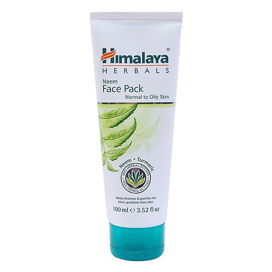 [Date Mới] Mặt nạ đất sét giảm mụn sạch sâu từ lá neem Himalaya Herbals Neem Face Pack 100ml - HM06