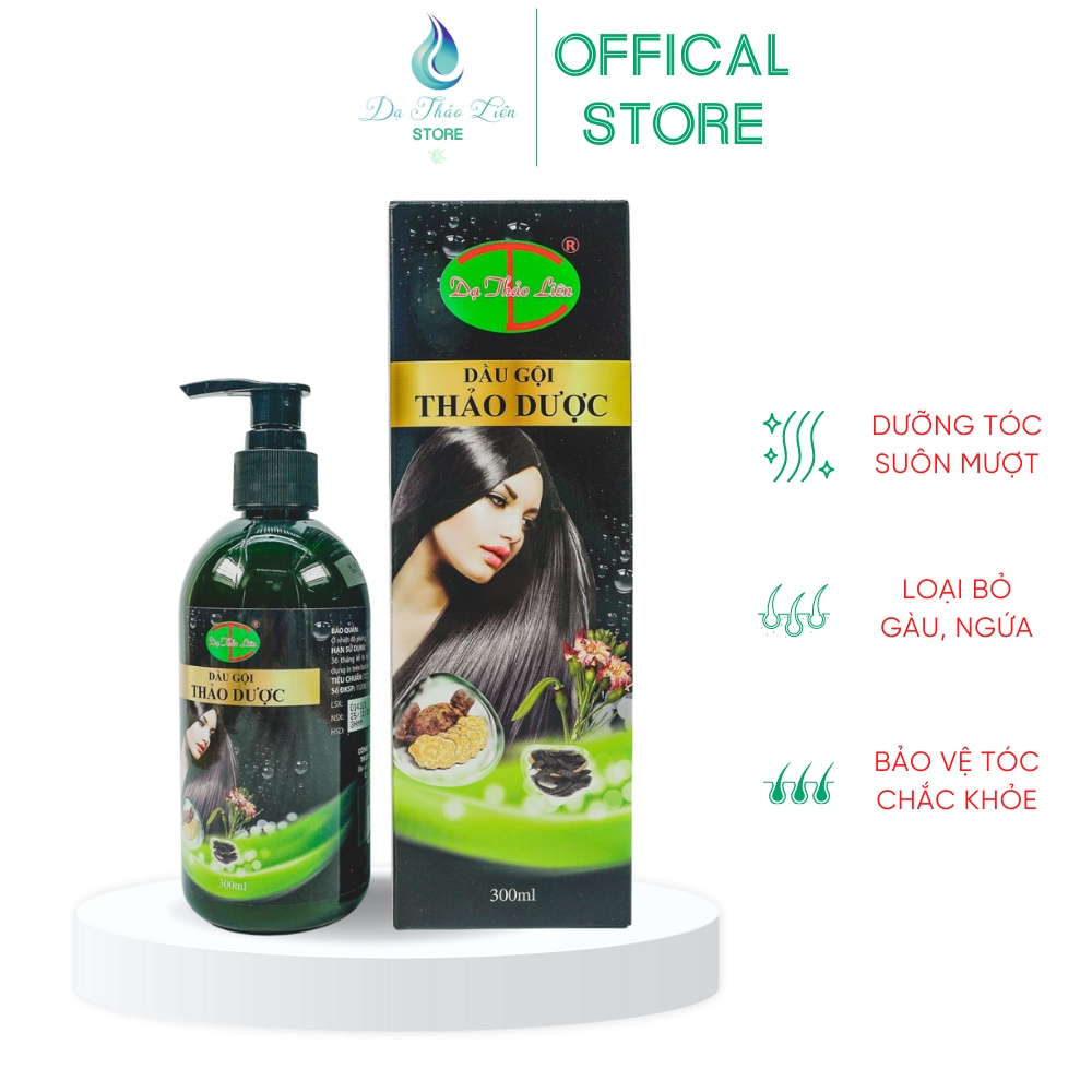 Dầu Gội Thảo Dược Dạ Thảo Liên 100% Thảo Dược Thiên Nhiên 300ml