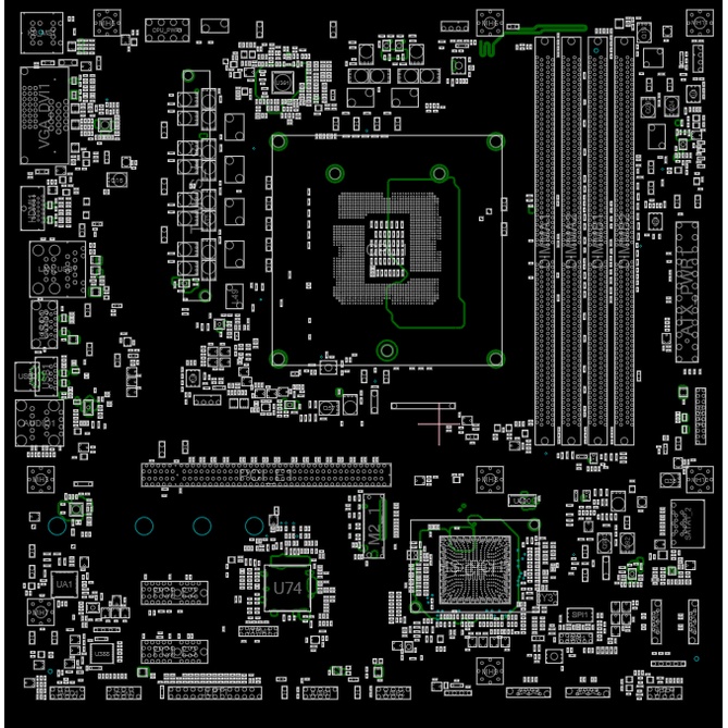 Sơ đồ mạch Boardview MS-7B24 MS 7B24 dùng cho thợ sửa chữa
