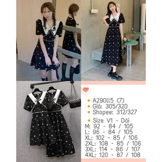 [Order] Đầm Dài Tay Ngắn Bigsize