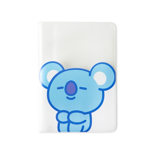 BTS BT21 Colorful Transparent Passport Case Line Friends Official Goods