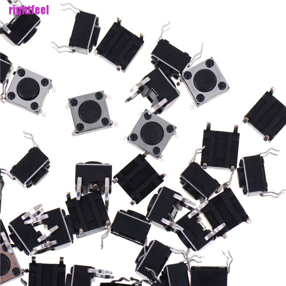 Bộ 100 Linh Kiện Điện Tử Pcb 6x6 X 4.5mm