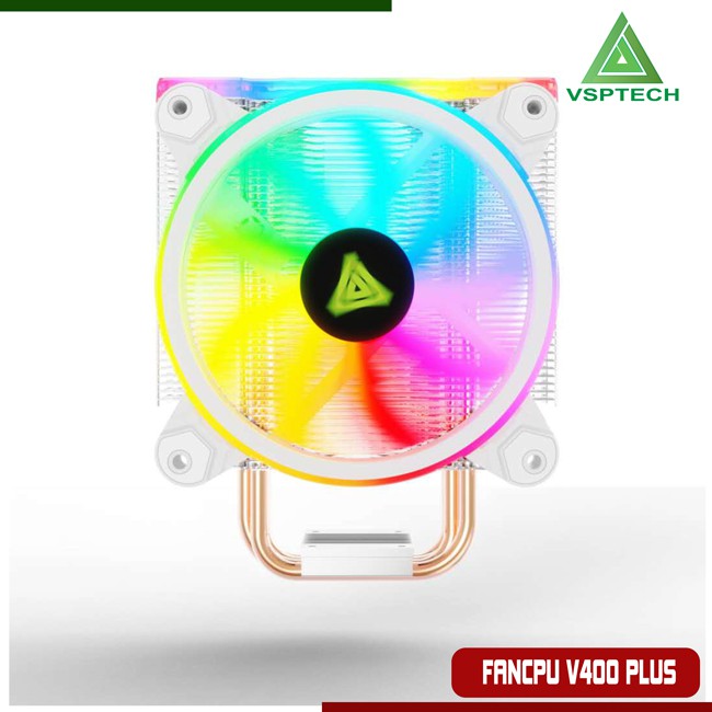 Quạt Tản Nhiệt Fan V400 PLUS Trắng (4U-12cm) LED RGB