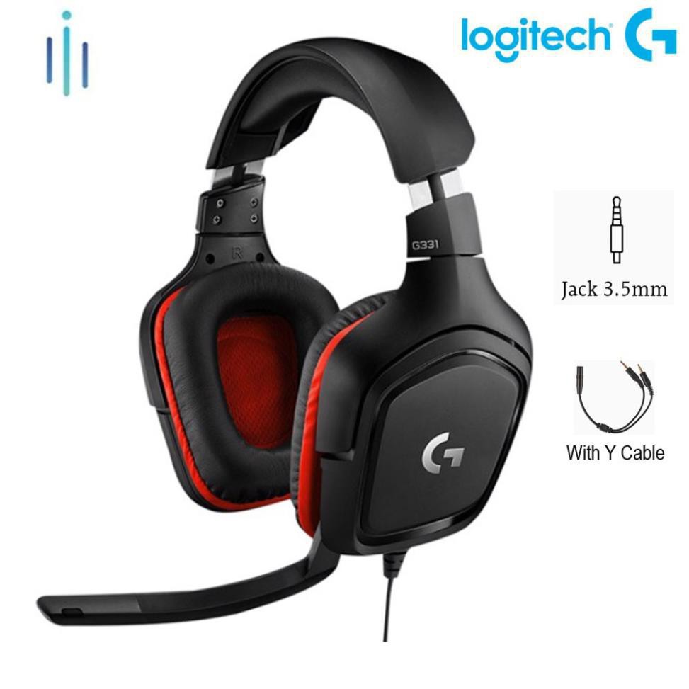 [Mã ELMALL300 giảm 7% đơn 500K] Tai nghe Logitech G331 Stereo Gaming Headset - Chính Hãng