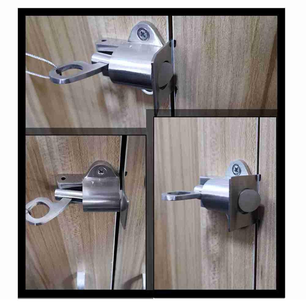 Set 2 Bộ Khóa Cửa Tủ Tự Động Chịu Tải Lò Xo