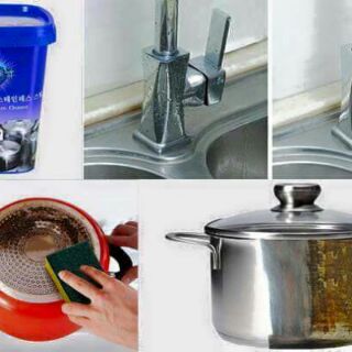 Hộp kem tẩy rửa dụng cụ nhà bếp đa năng biến đồ cũ thành đồ mới