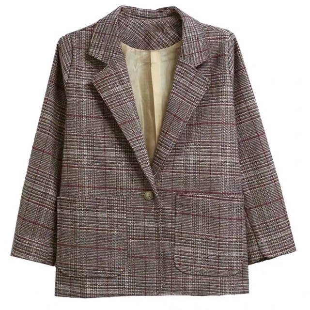 Áo vest caro Nữ ulzzang