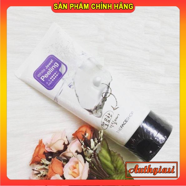 Tẩy tế bào da chết ngọc trai TFS White Jewel Peeling 120ml The Face Shop TDC Hàn Quốc | BigBuy360 - bigbuy360.vn