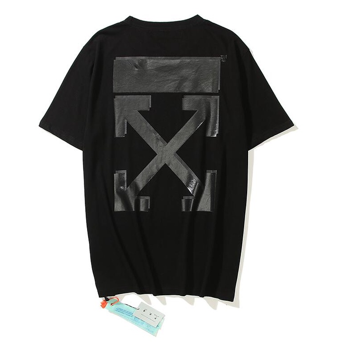 Off-white Áo Thun Tay Ngắn Chất Liệu Cotton In Hoạ Tiết Off-white Phong Cách Thời Trang Unisex