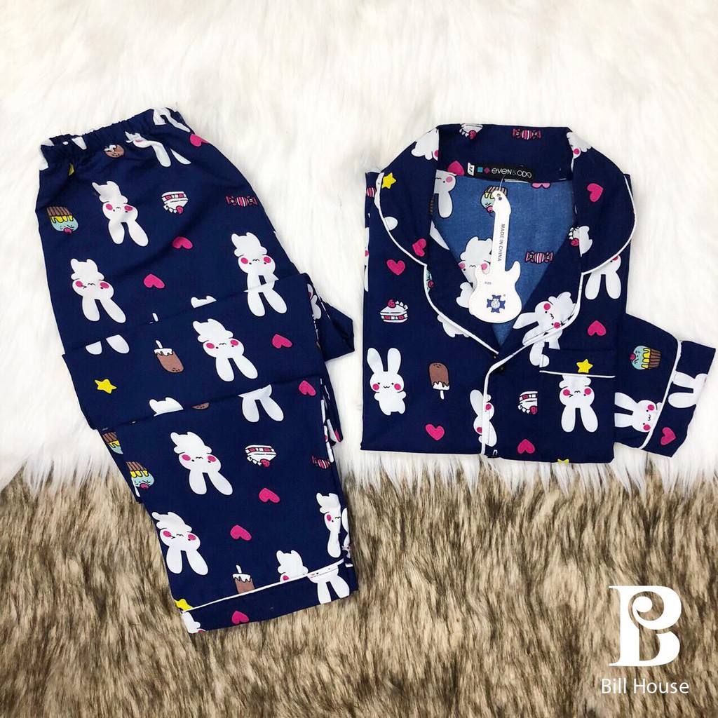 [Mã WA2410 giảm 10k đơn 99k] Bộ Pijama Vải Kate Thái Cao Cấp Hàng Loại 1 (tay dài, quần dài) | BigBuy360 - bigbuy360.vn