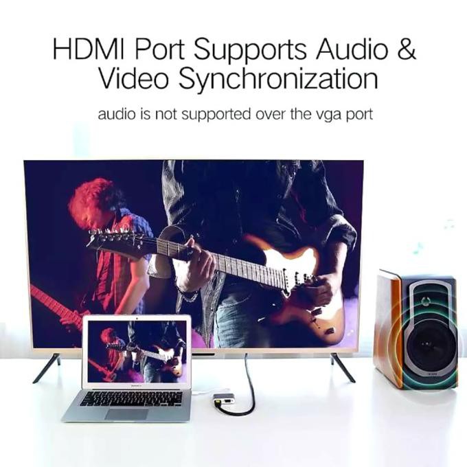 Ugreen Đầu Chuyển Đổi Dp Sang Hdmi Vga 2 Trong 1 Đen | BigBuy360 - bigbuy360.vn