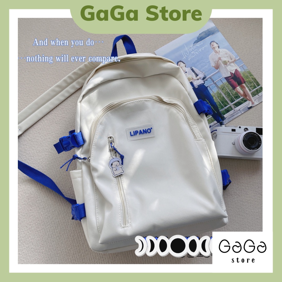 Balo unisex đi học ulzzang đẹp thời trang hàn quốc, cặp sách nữ học sinh cấp 2 cấp 3. B333 lipano 1dkd