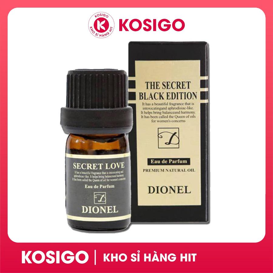 Nước hoa vùng kín Dionel secret love Black Edition Hàn Quốc 5ml - Kosigo