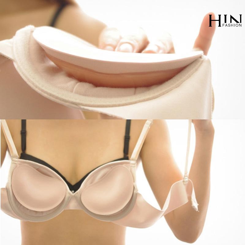 Bộ 2 Miếng  Mút Độn Ngực Siêu Nâng Hình Tim Có Keo Dán - Mút Độn Ngực