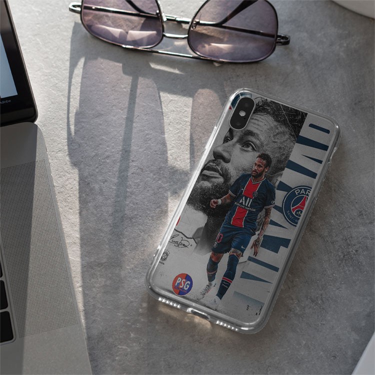 Ốp Lưng cậu thủ Neymar ốp điện thoại neymar ở paris cực đẹp dành cho Iphone 5 đến 12 Promax BAR20210017