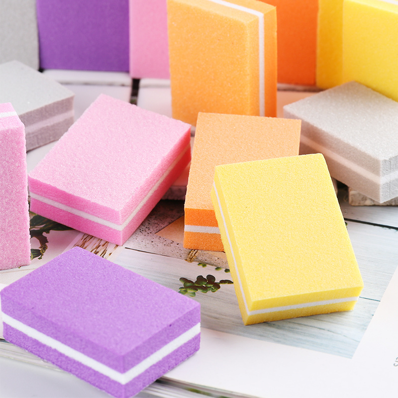 [Hàng mới về] Set 5 khối dũa móng chuyên nghiệp thiết kế mini tiện lợi