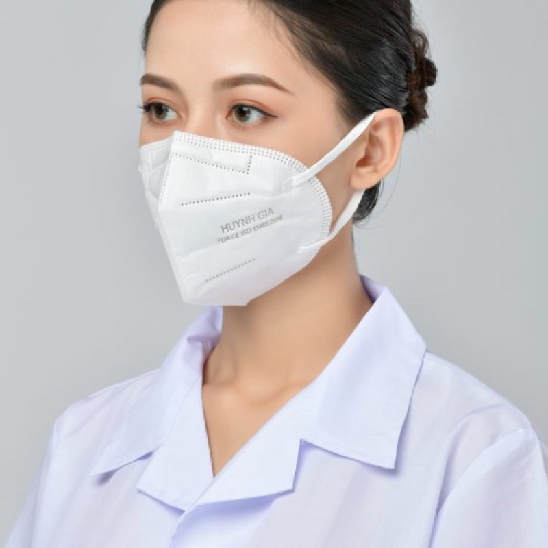 Khẩu Trang Huỳnh Gia N95 Kháng Khuẩn Kháng Bụi Mịn Chuẩn Mỹ, Châu Âu
