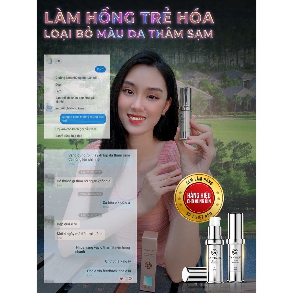 Kem dưỡng hồng Bikini  - Xxvirgin - Gcell Hàn Quốc | BigBuy360 - bigbuy360.vn