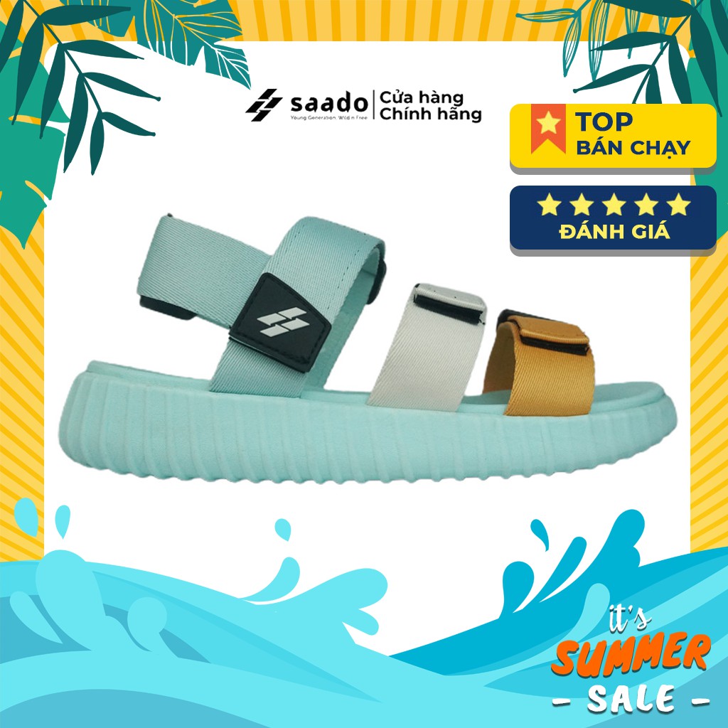 [CHÍNH HÃNG] SANDAL SAADO | BC03 Frozen – Màu Xanh Nhạt Pantone Thời Thượng | Giày Sandal Nữ Xinh Đi Học