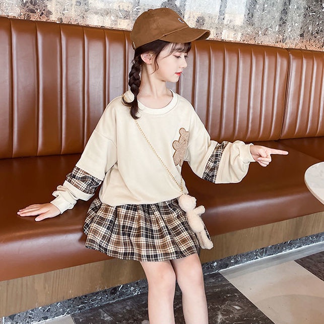 Set 2 Đầm Thời Trang Hàn Quốc Cho Bé Gái Từ 3 Đến 4 Đến 5 Đến 6 Đến 7 Đến 8 Đến 9 Đến 10 Đến 11 12 Tuổi