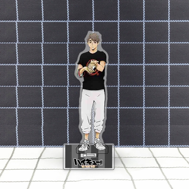 Mô hình nhân vật trong anime Haikyuu bằng acrylic có đế để bàn trang trí