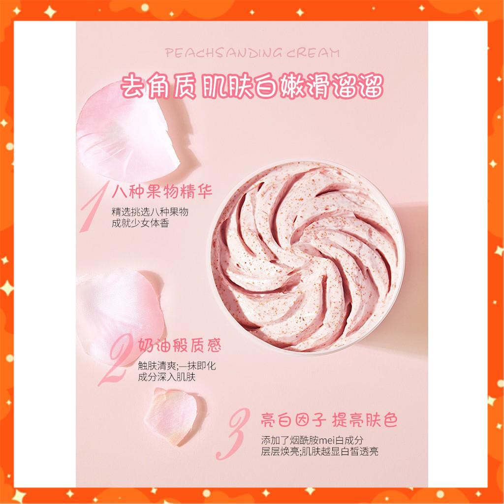 (Bán Buôn – Sỉ) Tẩy Da Chết Toàn Thân Heyxi Đào Peach Clear Body Scrub Moisturizing Nourishing 200G TDC