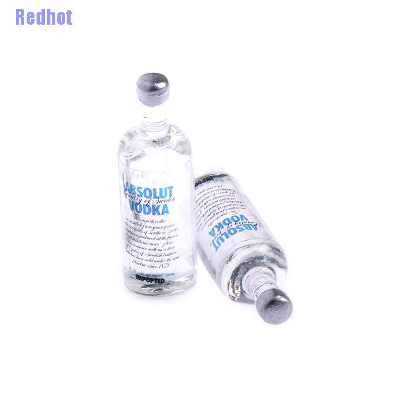 Bộ 2 Chai Rượu Vang Tỉ Lệ 1: 12 Trang Trí Nhà Búp Bê