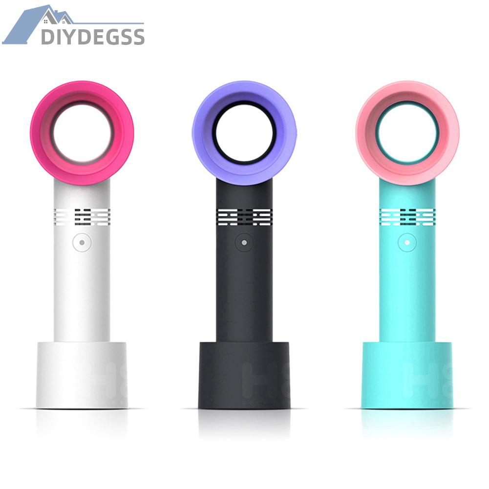 Quạt Làm Mát USB Mini 3 Tốc Độ Không Cánh Có Thể Điều Chỉnh Kèm Đế