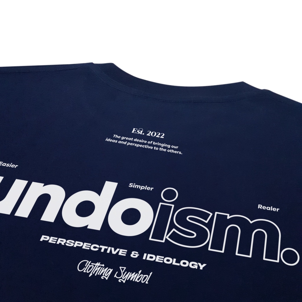 Áo Thun Unisex Undo Symbol 2.0 Màu Xanh Navy 100% Premium Cotton - Local Brand Chính Hãng