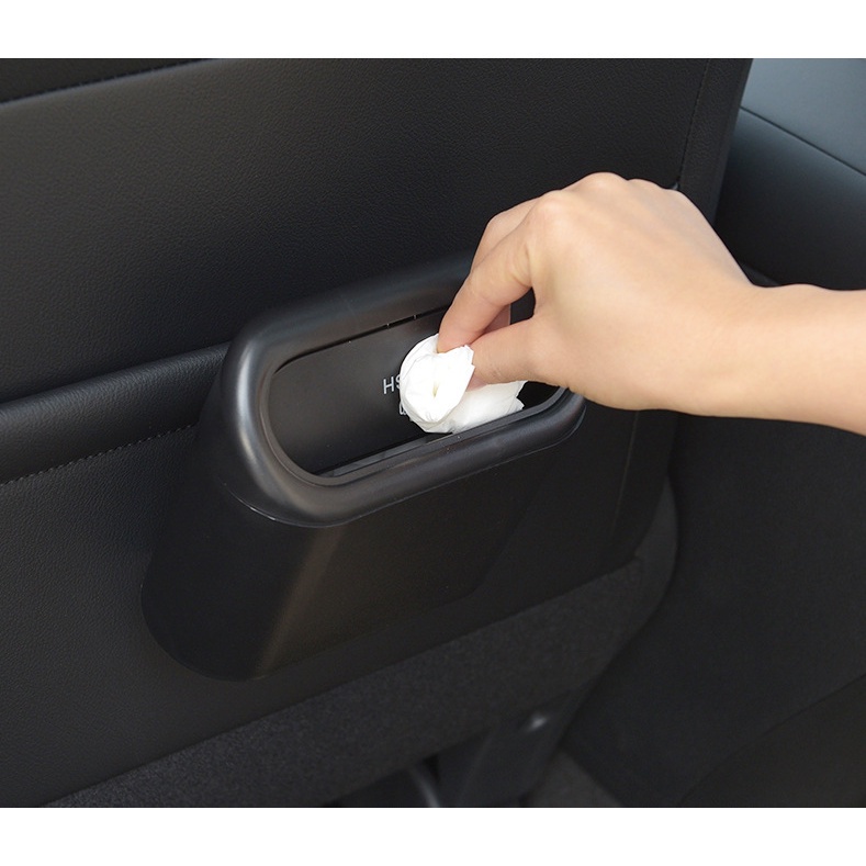 1 Thùng Rác Mini Có Nắp Chống Rò Rỉ Dành Cho Xe Hơi Xe Tải Xe Tải Xe Buýt Xe Buýt