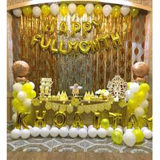 THANH LÝ NGHỈ BÁN - Set bóng chữ Đầy tháng HAPPY 30 DAY / FULL MONTH / BIRTHDAY / Các ngày kỷ niệm