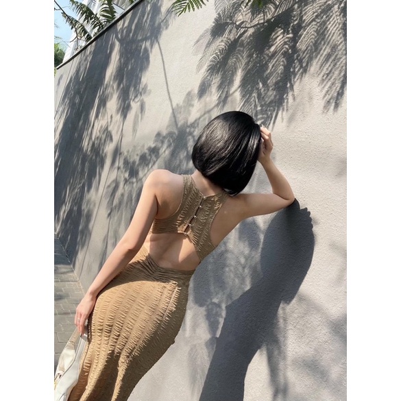 💕[SẴN 4 MÀU] ĐẦM BODY VÁY BODY XỐP KHOÉT LƯNG SEXY 💕GIMI ( Kèm ảnh thật | BigBuy360 - bigbuy360.vn