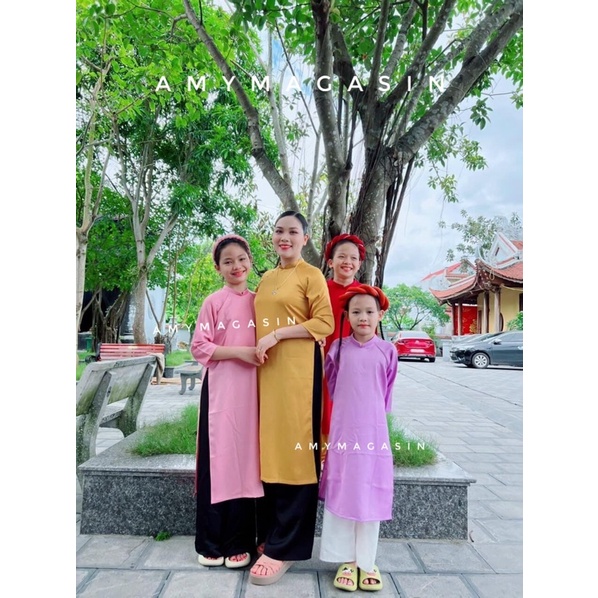 Áo dài cho bé-ảnh thật